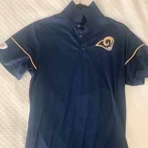 St. Louis / Los Angeles Rams Nike Dri Fit Polo shirt. Size small. Nearly new